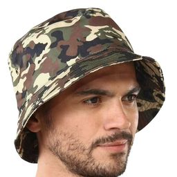 Infispace Men Green Solid Sun Hat-image-68