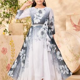 Muhuratam Girls Georgette Dresses-picture-56
