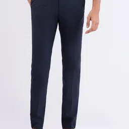 Park Avenue Men Printed Slim Fit Trousers-image-46