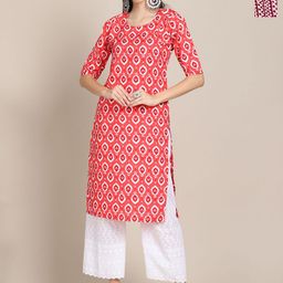 Anouk Rustic Women Pack Of 2 Ethnic Motifs Printed Crepe Kurta-image-85