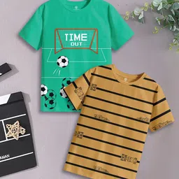 CODEZ Boys 2 Pure Cotton T-shirt-image-47