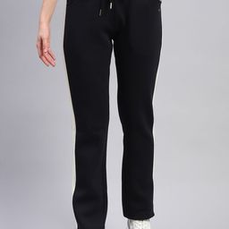 Monte Carlo Women Mid Rise Cotton Track Pants-image-49
