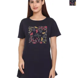WOOL 4U Women Printed T-shirt-image-8