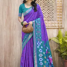 Astita Woven Design Zari Pure Silk Pochampally Saree-picture-57