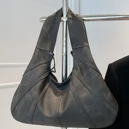 StyleCast x Revolte Women Solid Half Moon Hobo Bag-picture-5