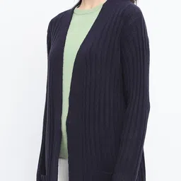 Madame Self Design Longline Open Front Shrug image 3