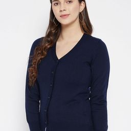Zigo WomenV-Neck Long Sleeves Cardigan Sweater-image-60