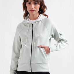 ELLE Women Solid Hood Front-Open Sweatshirt-image-48