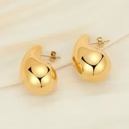 styledose Gold-Plated Teardrop Shaped Sterling Silver Antique Drop Earrings-43