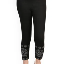 BAESD Girls Printed Woolen Ankle-Length Leggings-image-62