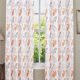 Dekor World Multicoloured Set of 2 Floral Door Curtain-picture-36