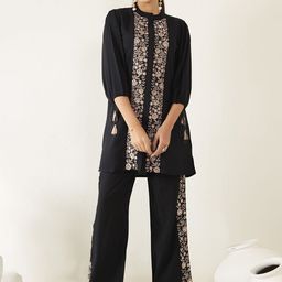 Anouk Embroidered Tunic With Trouser Co-Ords-36