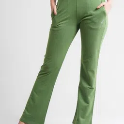 FLURR Women Relaxed Easy Wash Pleated Trousers-image-94