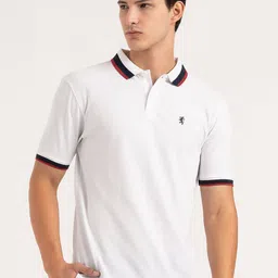 Red Tape Men Antimicrobial Brand Logo Printed Polo Collar T-shirt-image-35