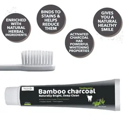 MySmile Bamboo Charcoal Toothpaste- 100 g image 5