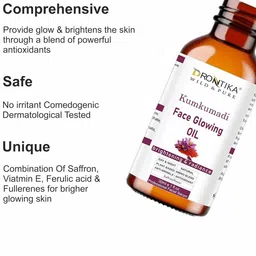 DRONTIKA Kumkumadi Tailam Face Glowing Oil Enriched With 18 Powerful Herbs - 30 ml image 5