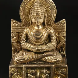 Exotic India Gold-Toned Buddha Idol Showpiece-image-98