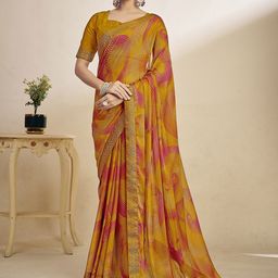 LeeliPeeri Designer Poly Chiffon Saree-picture-7