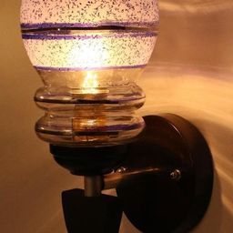 SOMIL Blue Glass Cylinder Wall Lamps-image-72