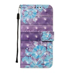 PEEPERLY Floral Printed iPhone 15 Plus Flip Case Mobile Accessories-46