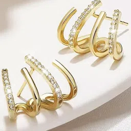 SZN Gold-Plated Earrings-image-19