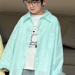 LULU & SKY Boys Long Sleeves Pure Cotton Shirt-picture-2