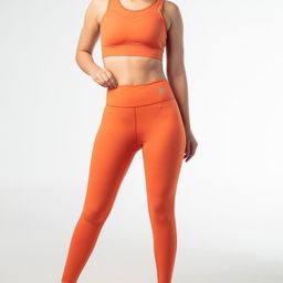 2BX Solid High Waist Ankle-Length Tights-34