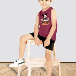 MGRS Kids-Unisex Pure Cotton T-shirt Shorts-image-63