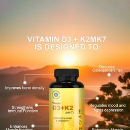 CureForever Vitamin D3 + K2MK7 Tablet - 60 Tablets image 5