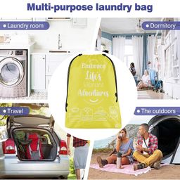 Kuber Industries Yellow & White 2 Pieces Printed Regular Multi-Utility Organisers image 5