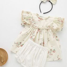 LULU & SKY Girls Printed Top with Shorts-picture-13