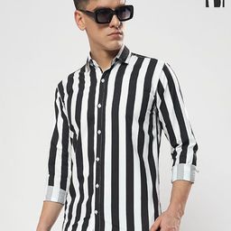 YOUTH FIRST Men Pack Of 2 Striped Wrinkle Free Casual Shirt-image-69