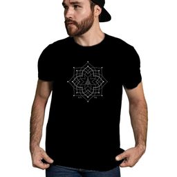 Tantra Men Floral Printed Round Neck Cotton T-shirt-image-58