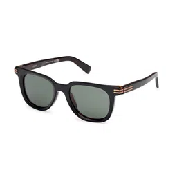 Ermenegildo Zegna Men Full Rim Browline Sunglasses with UV Protected Lens EZ0248 50 05R-picture-12