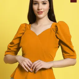 Metronaut Sweetheart Neck Crop Top-image-17