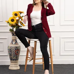 Dadu Dayal Women Woollen Cardigan-picture-26