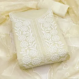 HMP Fashion Embroidered Unstitched Dress Material-picture-21