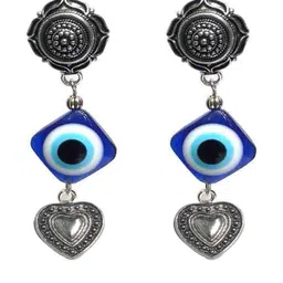 Gurjari Jewellers Tops + Evil Eye + HEART Brass Drops & Danglers-picture-18