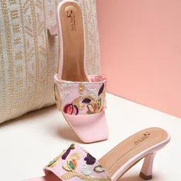 Froh Feet Embellished Party Kitten Sandals-image-15