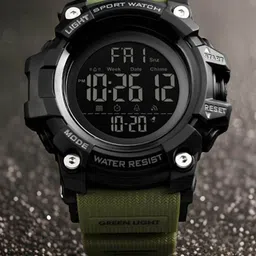 Otage Men Dial & Wrap Around Straps Digital Chronograph Watch Otg-1384-Green2-3