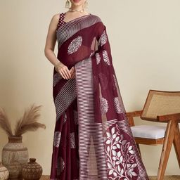 KALINI Ethnic Motifs Woven Design Saree-image-71