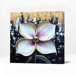OLIVE TREE White & Pink Canvas Floral and Botanical Wall Paintings-image-90