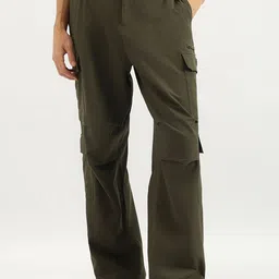 United Colors of Benetton Anti-Fit Mid-Rise Cargo Track Pant-image-51