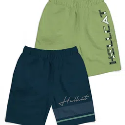 HELLCAT Boys Typography Printed Shorts-19