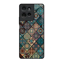 QRIOH Retro Art Printed Motorola G75 5G Impact Resistant Back Case-37