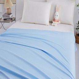 JC HOME Blue AC Room 300 GSM Single Bed Blanket-image-82