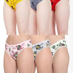 FiveFlag Mid-Rise Cotton Blend Briefs-image-65