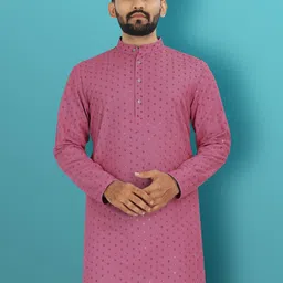 VeBNoR Men Ethnic Motifs Printed Festive Straight Kurta-image-90