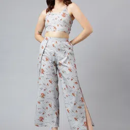 TRYMISFIT Printed Sleeveless Top & Trouser Co-Ords-picture-27