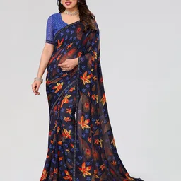 Moda Rapido Poly Georgette Designer Saree-image-66